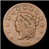Image 2 : 1830 Large Letters Coronet Head Large Cent 1c Grades f+