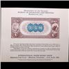 Image 2 : Proof 1902 $100 Bureau of Engraving & Printing National Bank Note "Brown Backs" Reverse Grades Proof