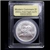 Image 2 : 2003-p First Flight Modern Commem Dollar $1 Graded ms70, Perfection BY USCG