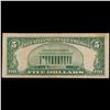 Image 3 : 1953 $5 Red Seal Fancy Serial United States Note Grades f+