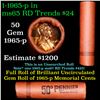 Image 1 : Shotgun Lincoln 1c roll, 1965-p 50 pcs Brandt Wrapper.