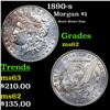 Image 1 : 1890-s Morgan Dollar $1 Grades Select Unc