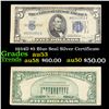 1934D $5 Blue Seal Silver Certificate Grades Select AU