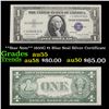 **Star Note** 1935G $1 Blue Seal Silver Certificate Grades Choice AU