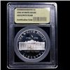 Image 2 : Proof 1992-w White House Modern Commem Dollar $1 Graded GEM++ Proof Deep Cameo BY USCG