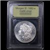 Image 4 : ***Auction Highlight*** 1882-s Morgan Dollar TOP POP! $1 Graded GEM+ UNC DMPL By USCG (fc)