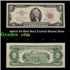 1963A $2 Red Seal United States Note Grades vf++