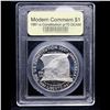 Image 2 : Proof 1987-s Constitution Bicentennial Modern Commem Dollar $1 Graded GEM++ Proof Deep Cameo BY USCG