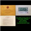 Image 1 : 1976 Official Republican First Day of Issue Two Dollar Bicentennial Commemorative Bill Grades NG