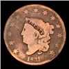 Image 2 : 1831 Coronet Head Large Cent 1c Grades f, fine