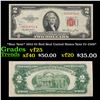 *Star Note* 1953 $2 Red Seal United States Note Fr-1509* Grades vf+