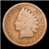 Image 2 : 1888 Indian Cent 1c Grades vg, very good