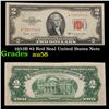 1953B $2 Red Seal United States Note Grades Choice AU/BU Slider
