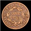Image 3 : 1837 Heaad of 38 Coronet Head Large Cent 1c Grades f+