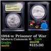 Image 1 : 1994-w Prisoner of War Modern Commem Dollar $1 Graded ms70, Perfection BY USCG