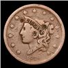 Image 2 : 1838 Coronet Head Large Cent 1c Grades vf+