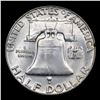 Image 3 : 1963-d Franklin Half Dollar 50c Grades Select Unc