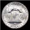Image 3 : 1953-s Franklin Half Dollar 50c Grades GEM Unc