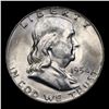Image 2 : 1954-d Franklin Half Dollar 50c Grades Select Unc+ FBL