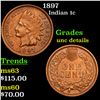Image 1 : 1897 Indian Cent 1c Grades Unc Details