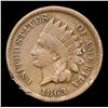 Image 2 : 1863 Indian Cent 1c Grades VF Details