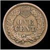 Image 3 : 1863 Indian Cent 1c Grades VF Details