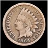 Image 2 : 1864 CN Indian Cent 1c Grades f+