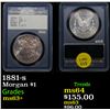 Image 1 : 1881-s Morgan Dollar $1 Graded ms63+ By US Rare Coin