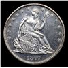 Image 2 : ***Auction Highlight*** 1877-s Seated Half Dollar 50c Graded Select Unc PL By USCG (fc)