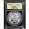 Image 4 : ***Auction Highlight*** 1904-p Morgan Dollar $1 Grades Choice+ Unc By USCG (fc)