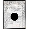 Image 2 : Connecticut Colonial Currency June 1st, 1780 2 Shillings 6 Pence (2s 6p) Fr-CT236 Printed By T. Gree