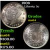 Image 1 : 1906 Liberty Nickel 5c Grades Choice Unc