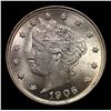 Image 2 : 1906 Liberty Nickel 5c Grades Choice Unc