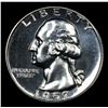 Image 2 : Proof 1957 Washington Quarter 25c Grades GEM+ Proof