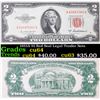 Image 1 : 1953A $2 Red Seal Legal Tender Note Grades Choice CU