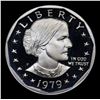 Image 2 : Proof 1979-s Type 1 Susan B Anthony Dollar $1 Grades GEM++ Proof Deep Cameo