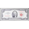 Image 2 : **Star Note** 1963 $2 Red Seal Legal Tender Note Grades vf++