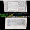 Image 1 : Maryland Colonial Currency April 10th, 1774 4 Dollars ($4) Fr-MD68 Printed By A.C. and F. Green Grad