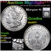 Image 1 : ***Auction Highlight*** 1886-o Top 100 Morgan Dollar Vam-1A "Clashed Reverse BER" WOW! $1 Graded ms6