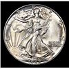Image 2 : 1942-p Walking Liberty Half Dollar 50c Grades Choice Unc