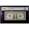 Image 2 : PCGS 2009 $1 Green Seal Federal Reserve Note Fr-3000-B Graded f12 By PCGS