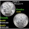 Image 1 : 1900-o Morgan Dollar $1 Grades GEM+ Unc