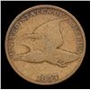 Image 2 : 1857 Flying Eagle Cent 1c Grades f+