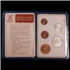 Image 3 : 1971 Britains First Decimal Coins By Royal Mint 5 Five Coin Set Original Blue Cover