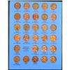 Image 4 : Complete Lincoln 1c Whitman folder #2, 1941-1965, 64 coins.
