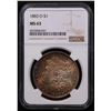 Image 2 : NGC 1883-o Morgan Dollar $1 Graded ms63 By NGC
