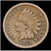 Image 2 : 1863 Indian Cent 1c Grades vf+
