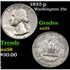Image 1 : 1932-p Washington Quarter 25c Grades Choice AU