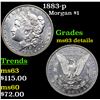 Image 1 : 1883-p Morgan Dollar $1 Grades Unc Details