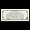 Image 5 : FIVE (5x) Consecutive Serial **Star Note** 2001 $5 Federal Reserve Notes Grades Gem CU